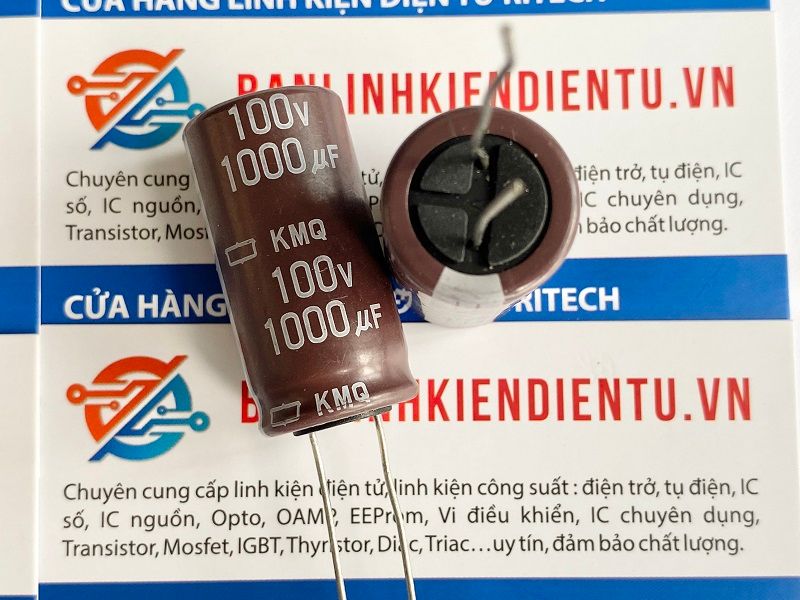Tụ hóa 1000uF 100V KMQ 18x35mm 1 1000uf 100V