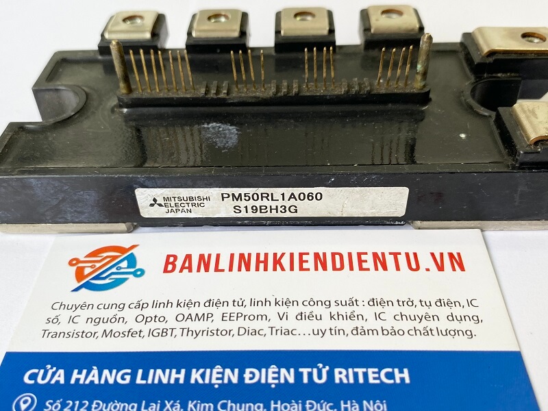 PM50RL1A060 IGBT Mitsubishi 50A 600V tháo máy 2 PM50RL1A060-IGBT1