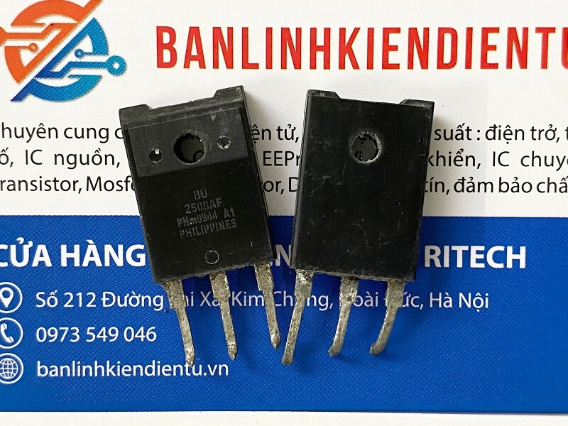 BU2508AF Transistor NPN 8A 700V TO-3PML tháo máy 1 BU2508AF