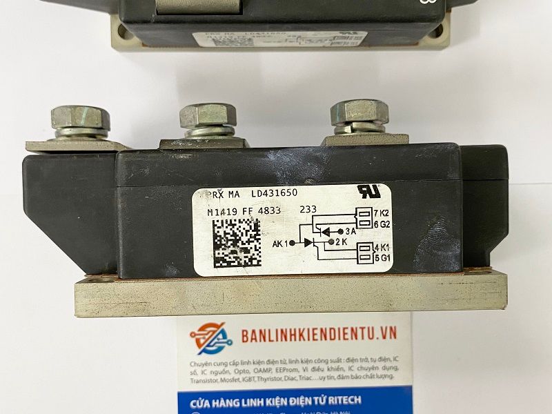 LD431650 Thyristor SCR 500A 1600V tháo máy 2 LD431650-1