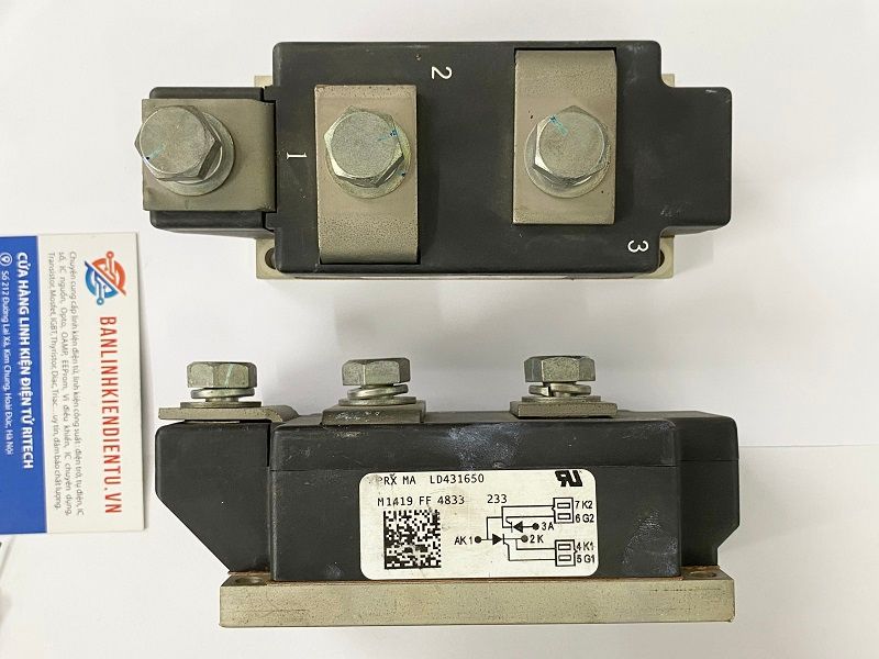 LD431650 Thyristor SCR 500A 1600V tháo máy 1 LD431650