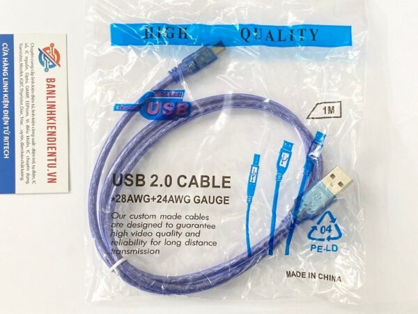 USB sang USB mini 1m