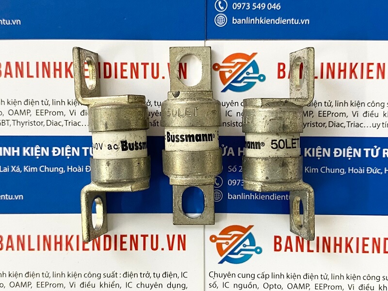 Cầu chì BUSSMANN 50LET 50A 240V tháo máy 1 cau-chi-50a-bussmann-1