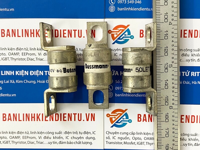 Cầu chì BUSSMANN 50LET 50A 240V tháo máy 2 cau-chi-50a-bussmann