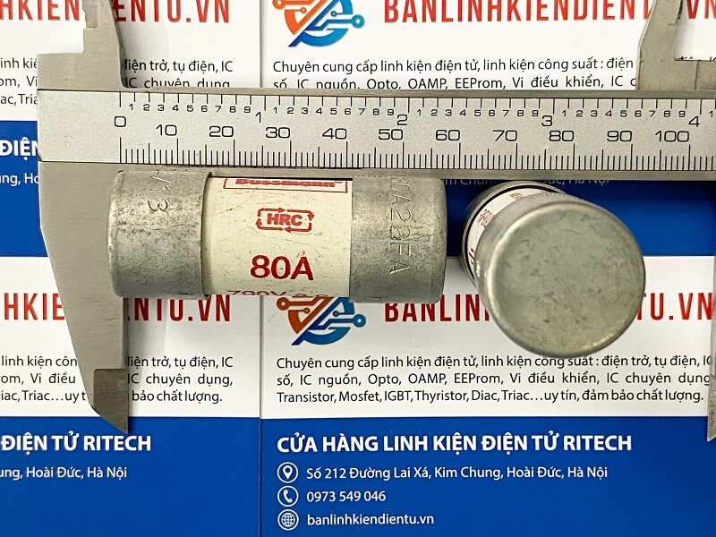Cầu chì FWP-80A22FA 80A 700V 22x58mm 2 cau-chi-FWP-80A22Fa