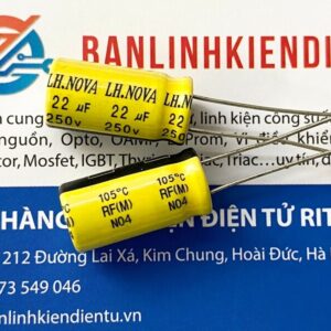 Alternative view of Tụ hoá LH.NOVA 22uF 250V 105 độ 10x20mm