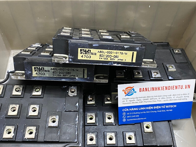 6DI120D-060, A50L-0001-0175/M Modul Transistor 120A 600V tháo máy 1 6DI120D-060