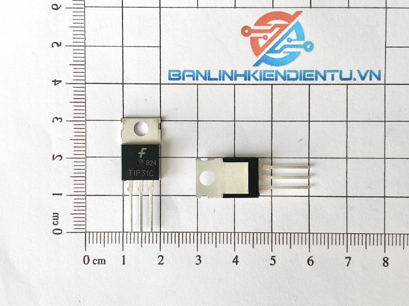 Transistor công suất NPN TIP31C TIP31 3A 100V TO-220 Nhập khẩu 1 TIP31C 2