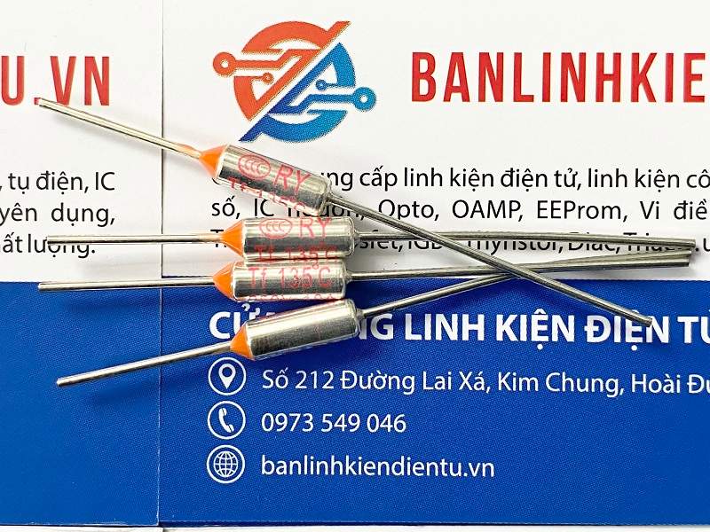 Cầu chì nhiệt TF RY135 10A 250V 135ºC 2 Cầu chì nhiệt 135 độ