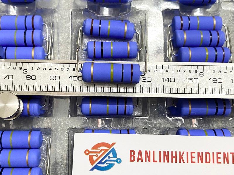 Điện trở công suất 100K 5W 4 vòng màu 2 Điện trở công suất 100k 5w