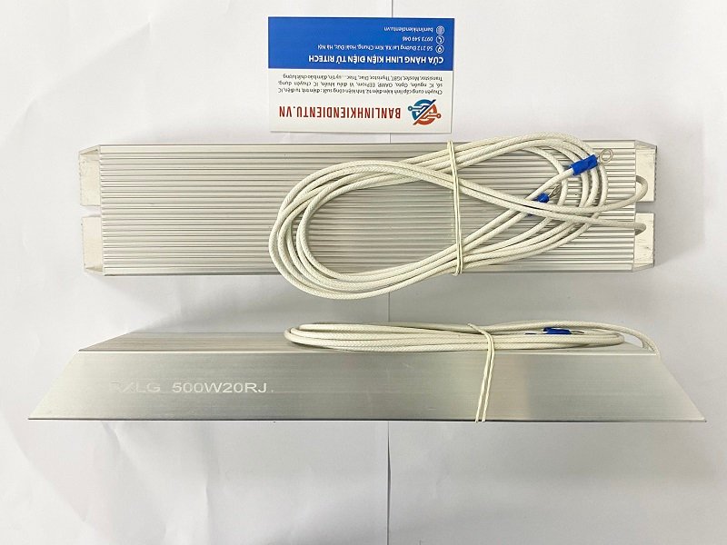 Điện trở công suất, điện trở xả RXLG 500W 20R 1 Điện trở xả vỏ nhôm 500W 20R