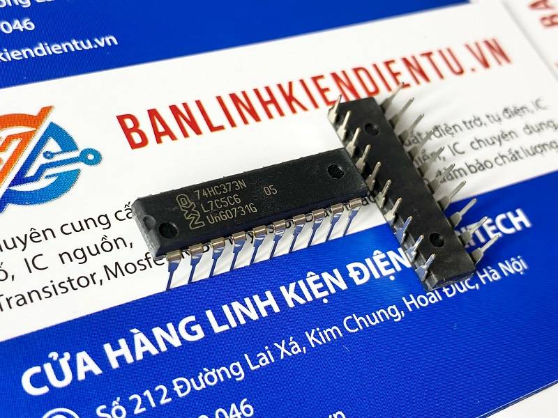 IC số chính hãng NXP 74HC373, 74HC373N DIP-20 1 74HC373N
