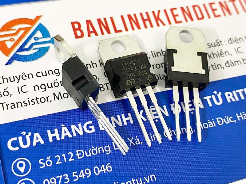 IC ổn áp nguồn LM317T, LM317 TO-220 hàng nhập khẩu 1 LM317T