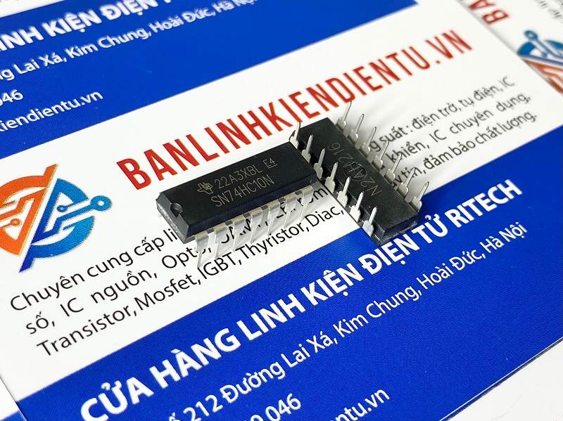 IC số cổng NAND 3 đầu vào 74HC10, SN74HC10N DIP-14 1 SN74HC10N