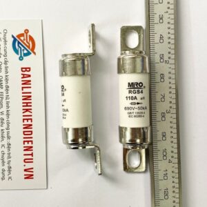 RGS4 690V 110A Cầu chì MIRO 61mm hàng mới 4 RGS4 110A 690V