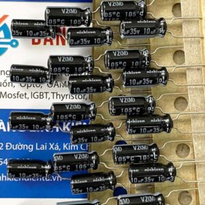 Tụ hoá 10uF 35v nichicon 5x11mm 1
