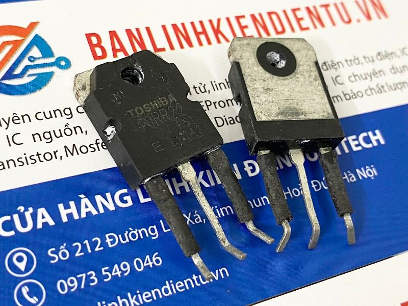 40RR22 IGBT bếp từ Toshiba 40A 1350V TO-3P hàng tháo máy 1 40RR22