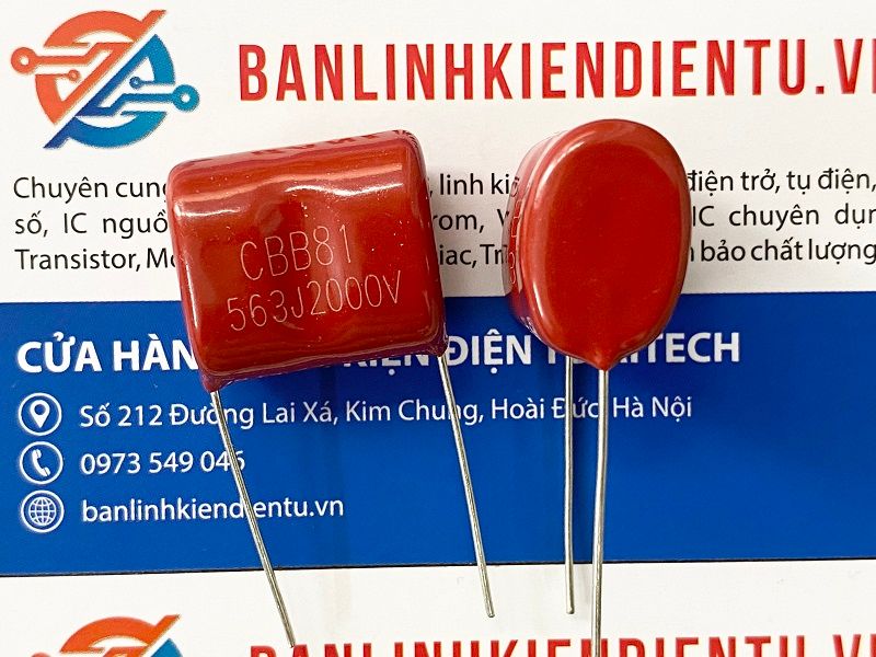 Tụ CBB81 2000V 563J 56nF 0.056uF P=20mm 1 563j 2000V