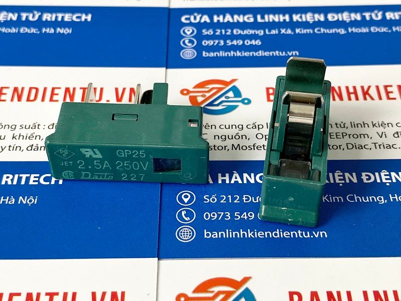 Cầu Chì Fanuc Daito GP25 2.5A 250V 3 Cầu chì Daito GP25 2.5A