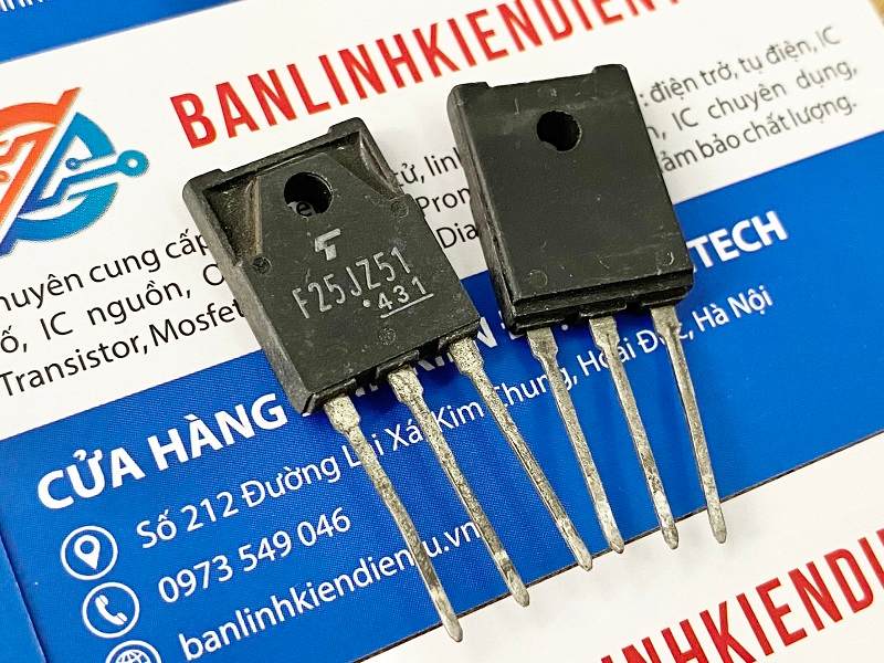 Thyristor F25JZ51, SF25JZ51 Toshiba 25A 600V Tháo máy 1 F25JZ51