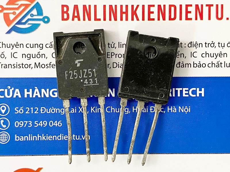 Thyristor F25JZ51, SF25JZ51 Toshiba 25A 600V Tháo máy 2 F25JZ51