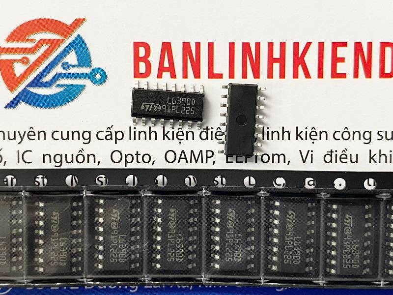 IC nguồn điều khiển L6390D, L6390 SOP-16 2 L6390D