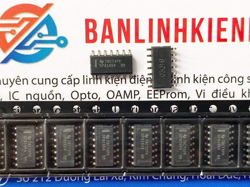 IC Op-Amp OPA1654, OPA1654AIDR SOP-14 2 OPA1654