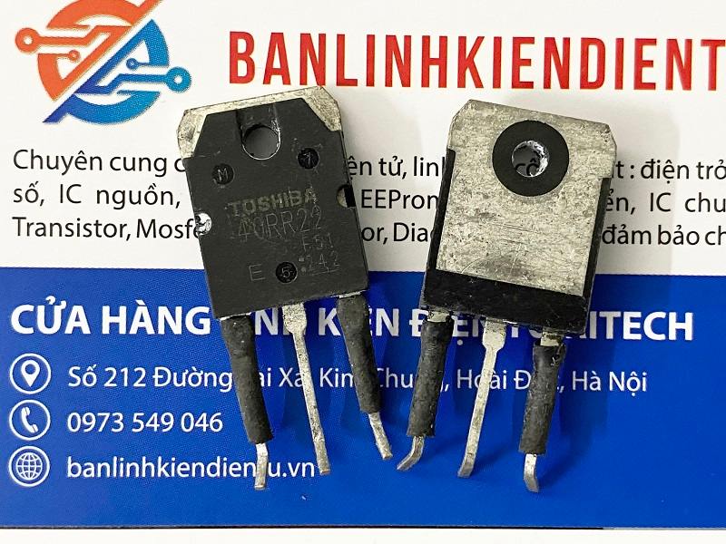 40RR22 IGBT bếp từ Toshiba 40A 1350V TO-3P hàng tháo máy 2 40RR22