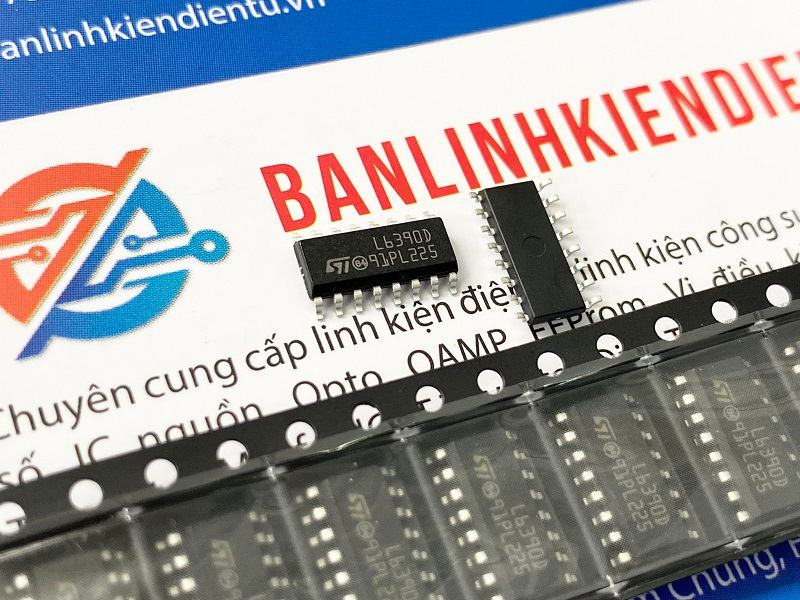 IC nguồn điều khiển L6390D, L6390 SOP-16 1 L6390D