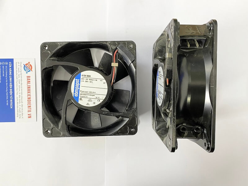 EBMPAPST 4184NXH Quạt tản nhiệt 24VDC 119x119x38mm hàng cũ 1 Quạt 4184NXH