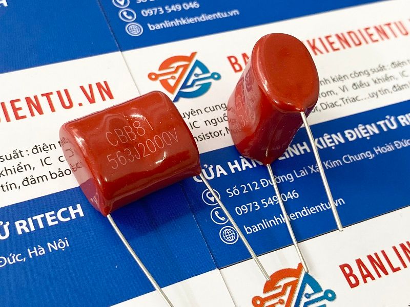 Tụ CBB81 2000V 563J 56nF 0.056uF P=20mm 2 563j 2000V