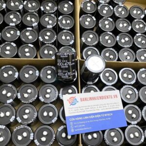 Tụ hóa NIPPON 470uF 400V 30x40mm chính hãng Nhật 5 Tụ hoá NIPPON 470uF 400V 30x40mm