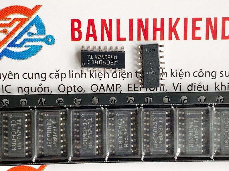 Bộ đếm nhị phân CD4060BM CD4060 SOP-16 3.9mm Nhập khẩu 2 CD4060BM