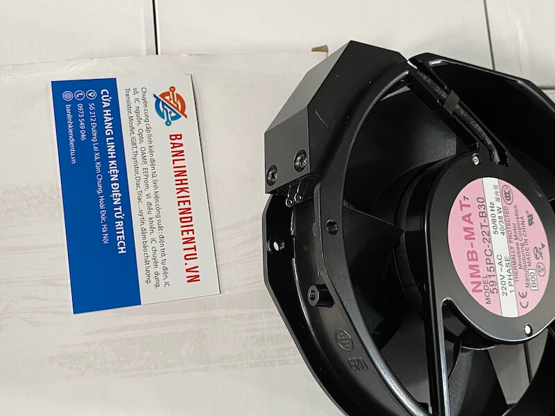 Quạt NMB 5915PC-22T-B30 220VAC 172x150x38mm 2 5915PC-22T-B30