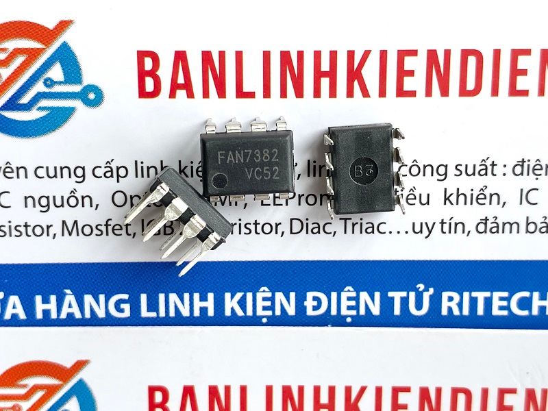 IC điều khiển FAN7382 DIP-8 2 FAN7382