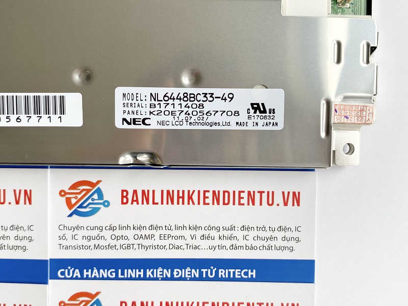 NL6448BC33-49 Màn hình LCD NEC 10.4 Inch 640×480 pixels 3 NL6448BC33-49