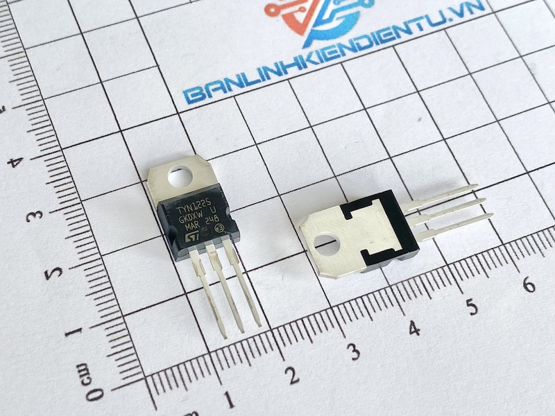 TYN1225, Thyristor 25A 1200V TO-220 (hàng nhập khẩu) 2 TYN1225 2