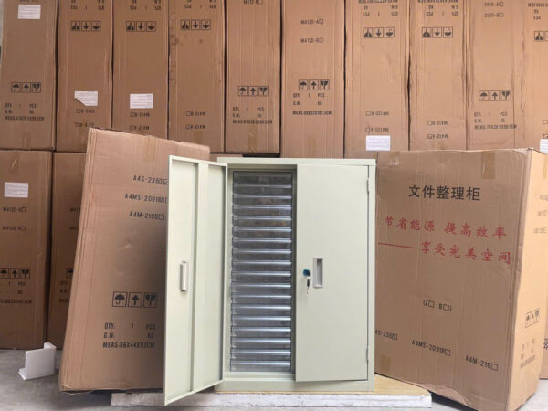 Tủ 36 ngăn đựng tài liệu A4 có cánh khóa