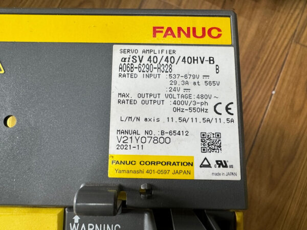 Sửa chữa servo AMP Fanuc A06B-6290-H328 lỗi SV0401 - Ảnh 3