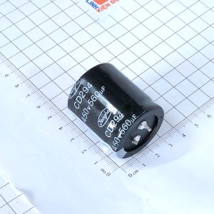 Tụ hóa Jianghai 560µF 450V – 30 × 50 mm Tháo máy