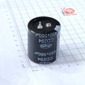 Alternative view of Tụ hóa Jianghai 560µF 450V – 30 × 50 mm Tháo máy