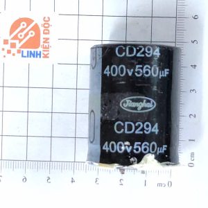 Tụ hóa Jianghai CD294 560µF 400V – 35 × 50 mm Tháo máy