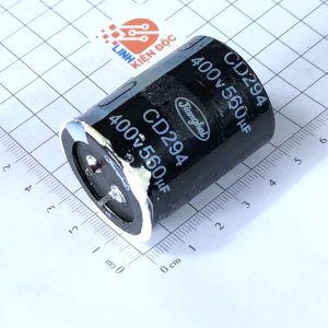 Alternative view of Tụ hóa Jianghai CD294 560µF 400V – 35 × 50 mm Tháo máy