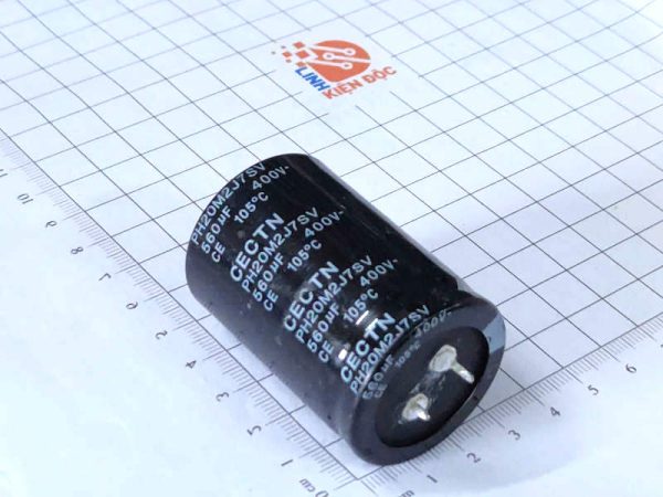 Tụ hóa CECTN 400V 560µF – 30 × 60 mm Tháo máy