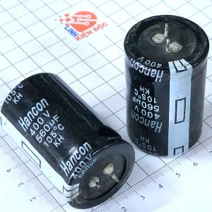 Tụ hóa Hancon 560µF 400V – 30 × 60 mm Tháo máy