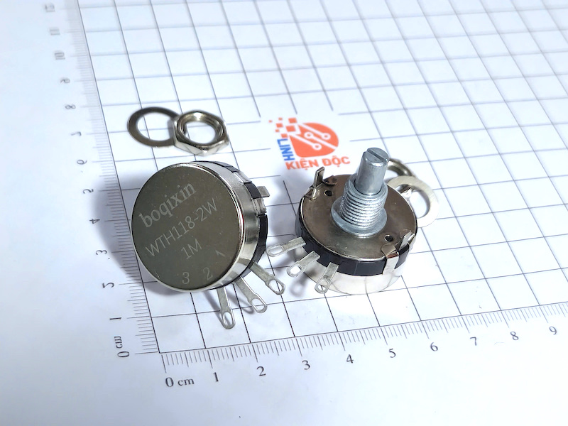 Biến trở Boqixin WTH118-2W 1MΩ 1 Biến trở Boqixin WTH118-2W 1MΩ