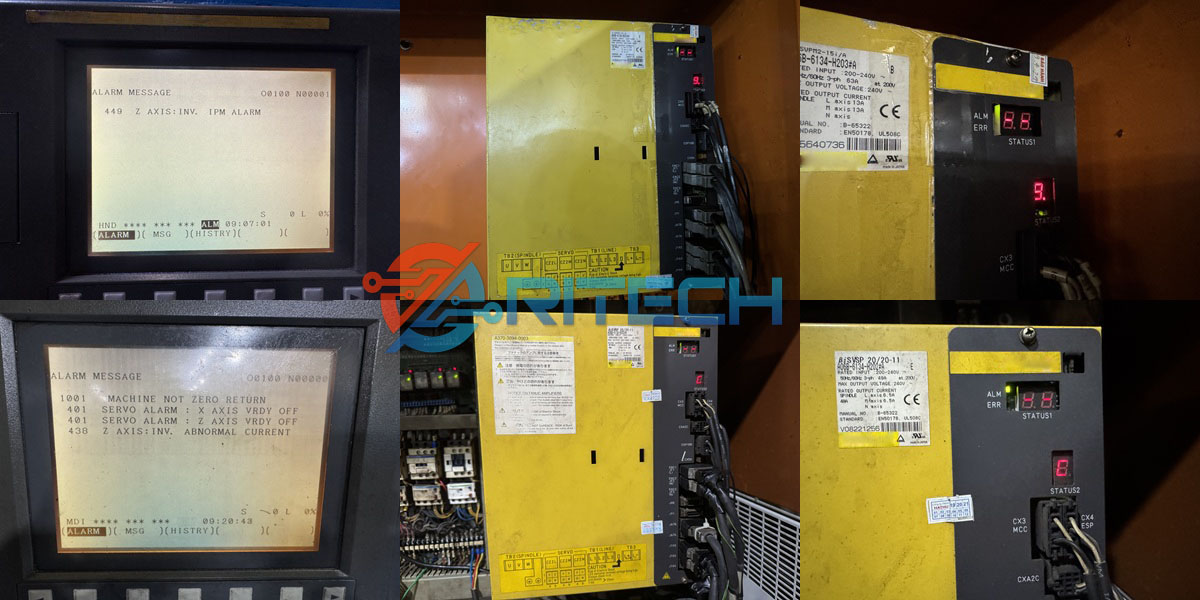 sua chua servo amp fanuc 356